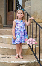 Load image into Gallery viewer, Mommy & Me Watercolor Dragon Fly Sleeveless Child Dress