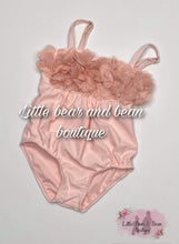 Load image into Gallery viewer, Blush Pink Flower Swimsuit