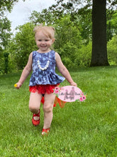 Load image into Gallery viewer, Red Tulle Sparkle Stars Bummie Set