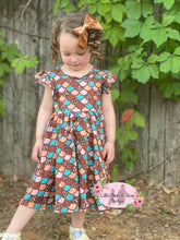 Load image into Gallery viewer, Western Mermaid Twirl Dress