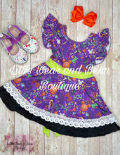 Load image into Gallery viewer, Purple Spooky Boo Bash Dress