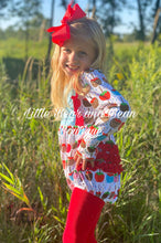 Load image into Gallery viewer, Candy Apple Fruit Ruffle Butt Romper