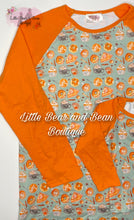 Load image into Gallery viewer, Mommy and Me Pumpkin Spice Coffee Raglan Adult