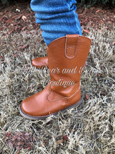 Load image into Gallery viewer, Brown Cowgirl Boots