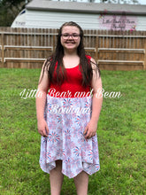 Load image into Gallery viewer, Mommy and Me Firework Show Handkerchief Hem Maxi Dress (Child)