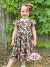 Load image into Gallery viewer, Western Mermaid Twirl Dress