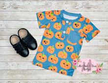 Load image into Gallery viewer, Size 14/16- Slate Pumpkin Henley
