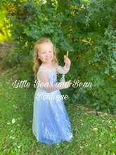 Load image into Gallery viewer, Ice Queen Fancy Dress with Cape