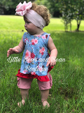 Load image into Gallery viewer, Sweet Roses Swing Top