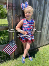 Load image into Gallery viewer, American Paint Stroke Swing Top Bummie Set