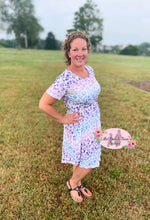 Load image into Gallery viewer, Ladies Cap Sleeve Dresses with Pockets- 2 Colors