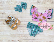 Load image into Gallery viewer, Cake Pops & Coffee Swimsuit