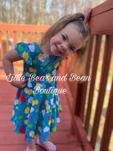 Load image into Gallery viewer, Singing in the Rain Twirl Dress