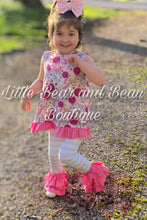 Load image into Gallery viewer, Dusty Pink Floral Swing Top Set