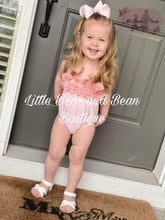 Load image into Gallery viewer, Blush Pink Flower Swimsuit