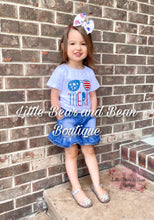 Load image into Gallery viewer, 'Merica Ruffle Denim Short Set