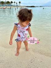 Load image into Gallery viewer, Oriental Lily One Piece Swim Suit