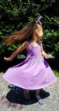 Load image into Gallery viewer, Purple Halter Playground Dress