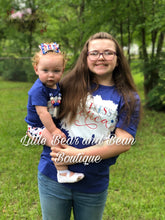 Load image into Gallery viewer, Mommy and Me Ladies "God Bless America " Top