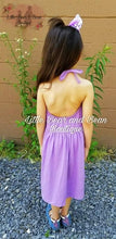 Load image into Gallery viewer, Purple Halter Playground Dress