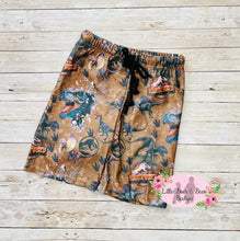 Load image into Gallery viewer, Dino World Swim Trunks