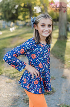 Load image into Gallery viewer, Spooky Pumpkin Floral Lace Belle Set