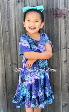 Load image into Gallery viewer, Jewel Tone Zinnia Bow Back Dress