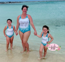 Load image into Gallery viewer, Mommy and Me Classy With A Side Of Sassy Swimsuit- Kids