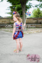 Load image into Gallery viewer, American Paint Stroke Swing Top Bummie Set