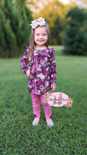 Load image into Gallery viewer, Maroon Floral Set