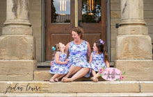 Load image into Gallery viewer, Mommy & Me Watercolor Dragon Fly Sleeveless Child Dress