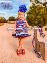 Load image into Gallery viewer, American Paint Stroke Swing Top Bummie Set
