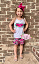 Load image into Gallery viewer, Affirmation Watermelon Ruffle Shorts Set