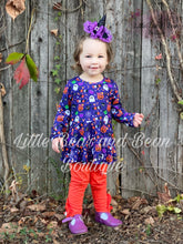 Load image into Gallery viewer, Trick or Treat Peplum Set