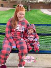 Load image into Gallery viewer, Mommy and Me Buffalo Plaid Lounge Set

