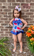 Load image into Gallery viewer, Red, White, and Blue Popsicles Tankini Swimsuit