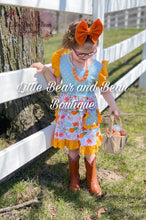 Load image into Gallery viewer, Chickens, Bunnies, and Flowers Pocket Dress