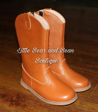 Load image into Gallery viewer, Brown Cowgirl Boots