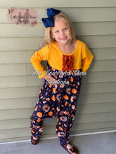 Load image into Gallery viewer, Turkey & Pie Alley Cat Romper