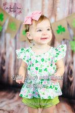Load image into Gallery viewer, Floral Clover Bummie Set