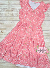 Load image into Gallery viewer, Mommy & Me Dot Boho Dress- Ladies