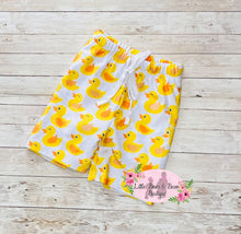 Load image into Gallery viewer, Rubber Duckie Swim Trunks