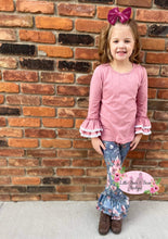 Load image into Gallery viewer, Grey Pink Floral Belles
