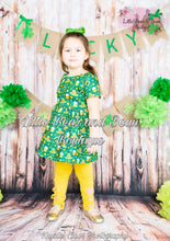 Load image into Gallery viewer, Festive and Lucky Lattice Legging Set