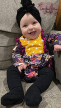 Load image into Gallery viewer, Plum Floral Ruffle Bum Romper