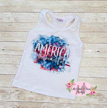 Load image into Gallery viewer, America the Beautiful Mommy & Me Tank- kids