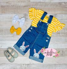 Load image into Gallery viewer, Bunny Overalls