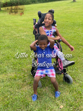 Load image into Gallery viewer, Patriotic Plaid Short Set