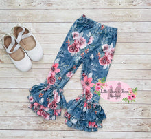 Load image into Gallery viewer, Grey Pink Floral Belles