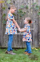Load image into Gallery viewer, Blue Gourds Tunic with Ruffle Leggings